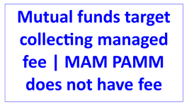 mutual funds target collection management fee en
